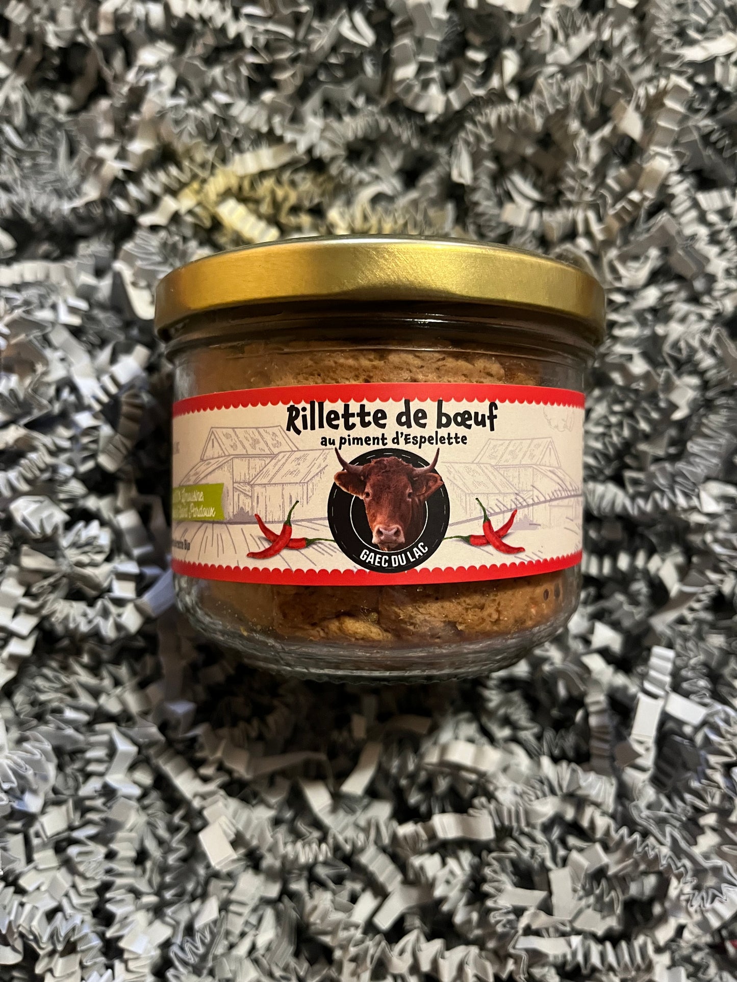 Rillette de bœuf au piment d'espelette
